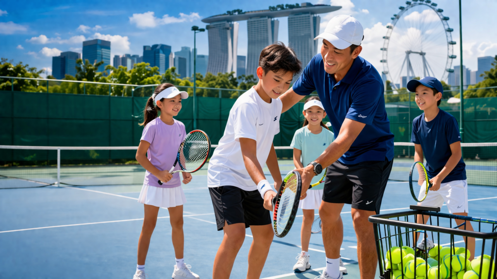 Group Tennis Lessons in Singapore - Expert Coaching group tennis lessons